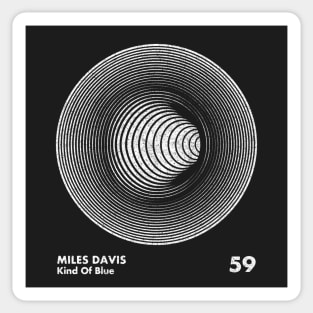 Miles Davis / Giant Steps / Minimal Graphic Design Tribute Sticker